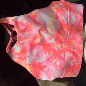 Vibrant Tie-Dye Sports Bra